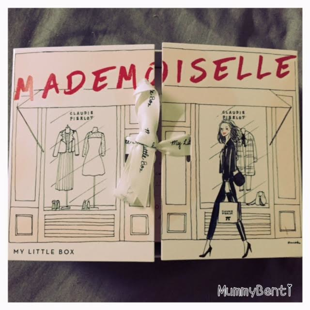 Blog mummybenti my little box mademoiselle septembre 2016 claudie pierlot 1